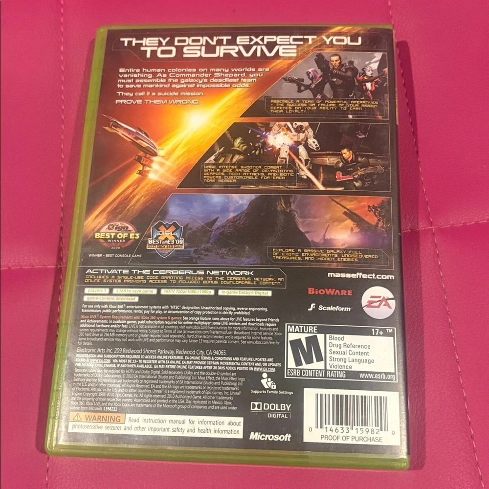 Mass Effect 2 Microsoft Xbox 360 2010 Tested
